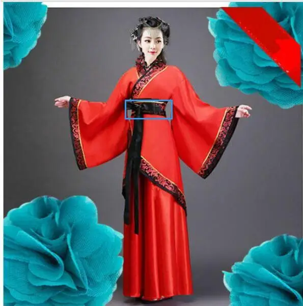 Леди Девушка китайский традиционный Древний Тан костюм Hanfu костюмы для взрослых женщин женские Hanfu платье сценические костюмы Hanfu Платья