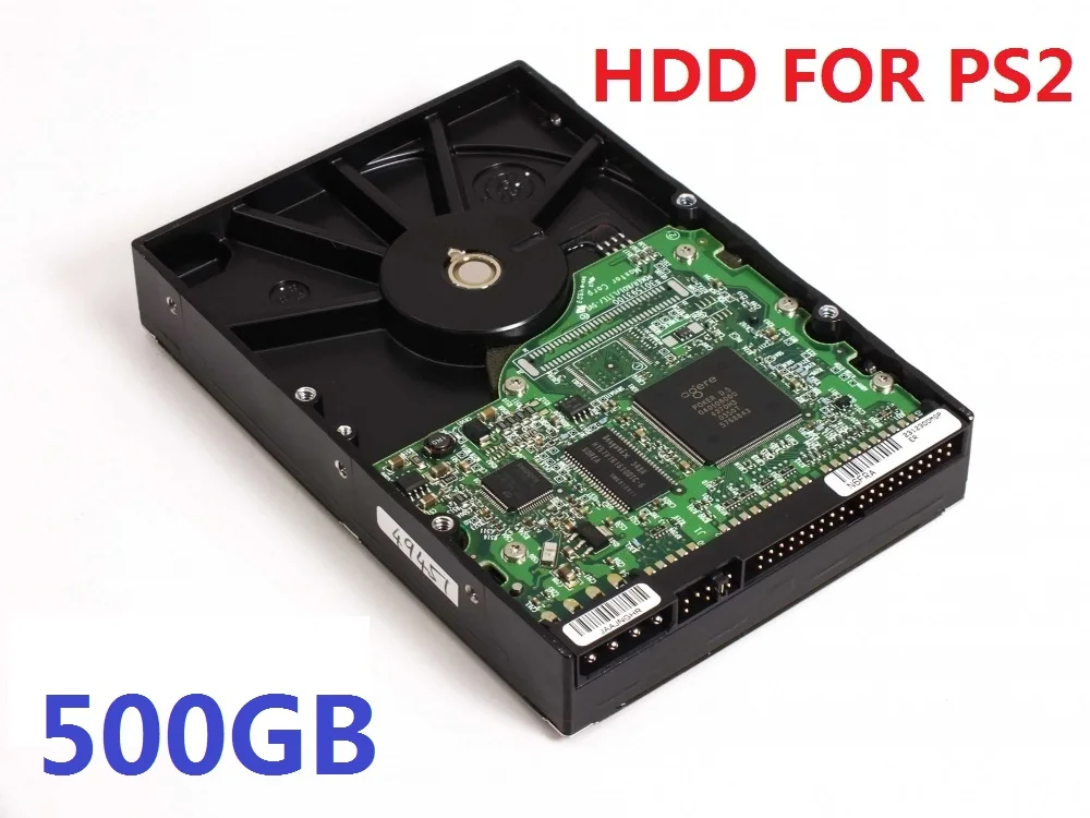 

500GB 3.5" IDE Internal Hard Drive for PS2 with 100 games installed USED HDD one year warranty