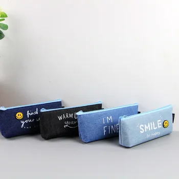 

1pcs 51177 South Korea stationery wholesale CY-D19695 Daily smile pencil case pencil case stationery bag