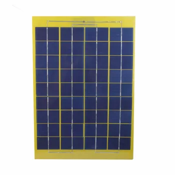 

SUNWALK 10W 18V Solar Panel with DC Output and Battery Alligator Clip for DIY Solar system 12V Battery and Battery Charger