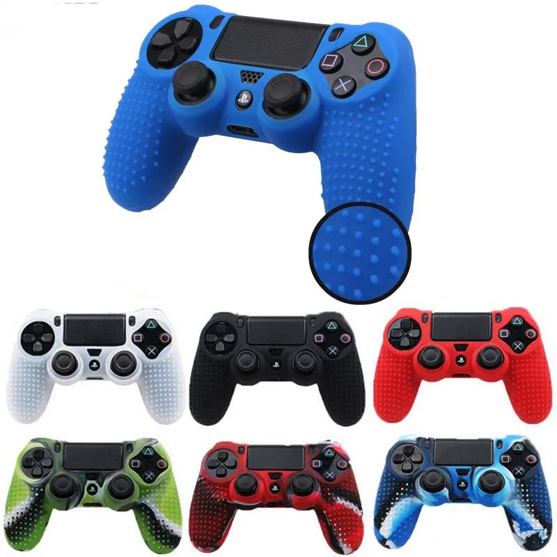 

7 lots Silicone Camo Protective Skin Case For Sony Dualshock 4 PS4 DS4 Pro Slim Controller Thumb Sticks Grips Caps