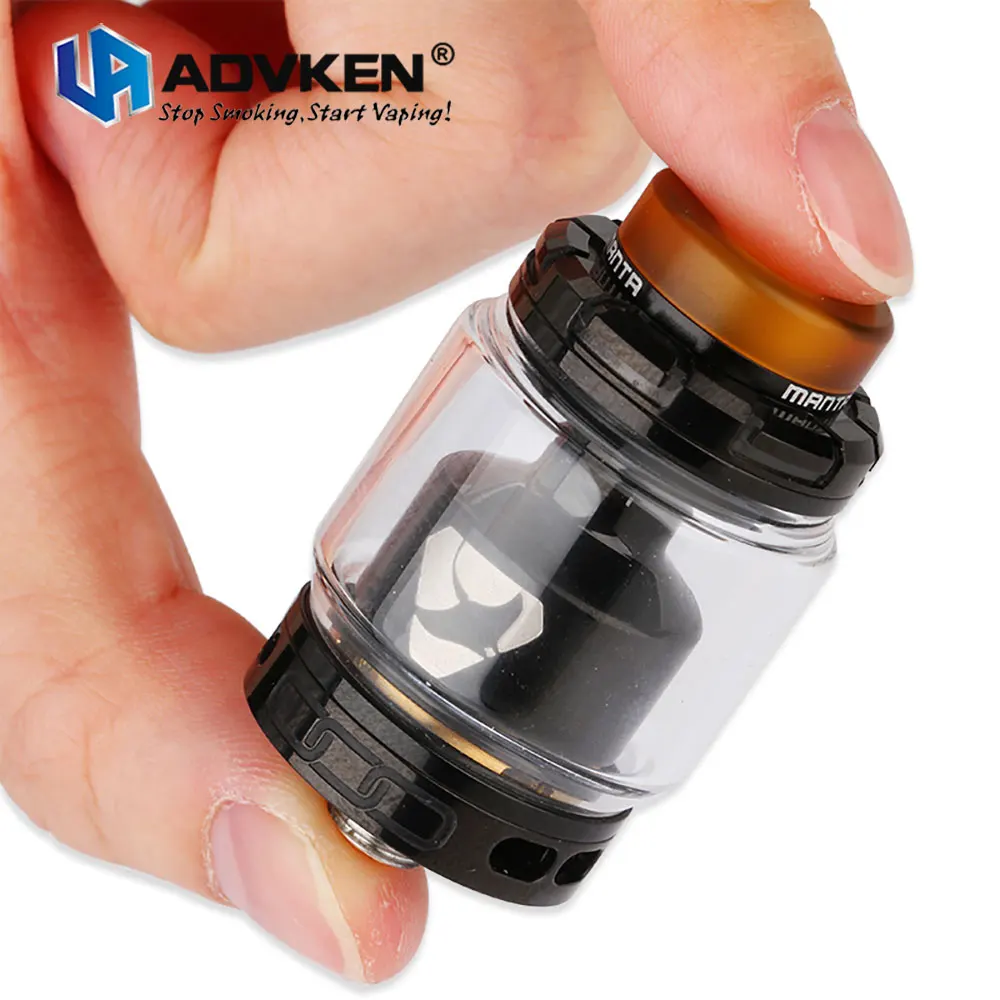 Hot Advken Manta RTA Tank 5ml Capacity with 24mm Manta Atomizer 810 PEI Drip Tip 510 Electronic Cigarette Box Mod Vs Zeus RTA Hot Advken Manta RTA Tank 5ml Capacity with 24mm Manta Atomizer 810 PEI Drip Tip 510 Electronic Cigarette Box Mod Vs Zeus RTA