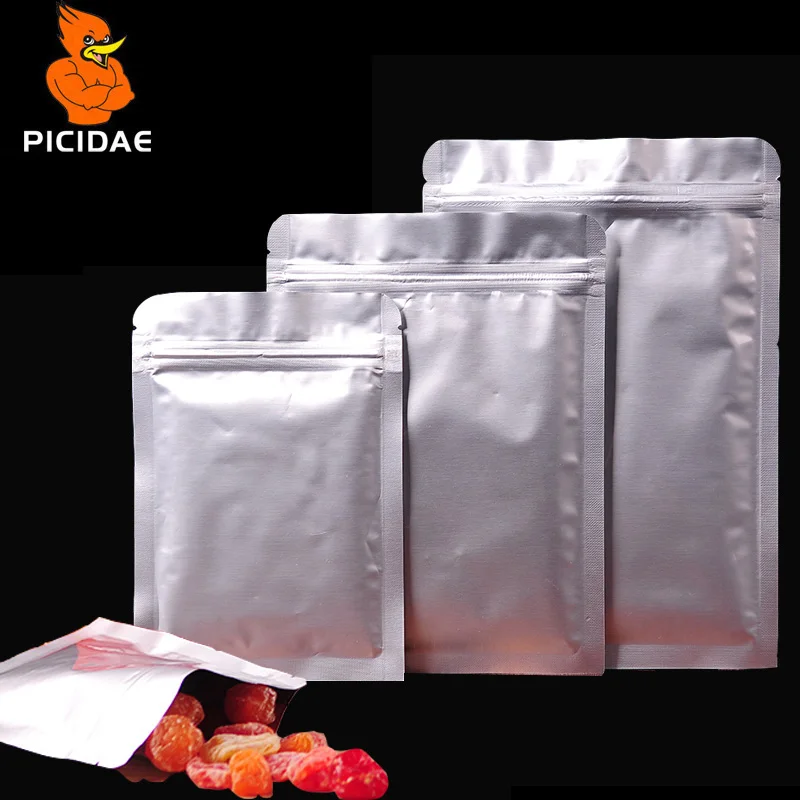 Kopen Aluminiumfolie Lamineren Verpakking Zip Lock Voedsel Mylar Zakken Medische Snacks Koffie Geur Proof Pakket Heat Seal Hersluitbare Pouch