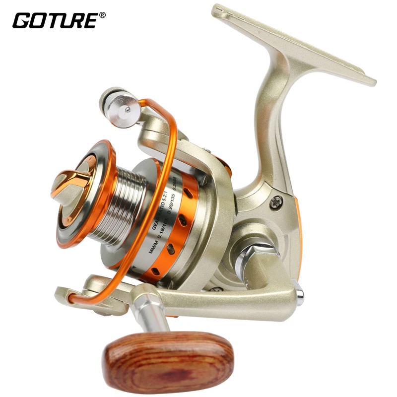 Goture Mini Fishing Reel MN150 5.21 3BB Aluminum Alloy Spinning Reel