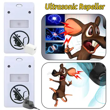 

Mosquito Killer Electronic Repellent Reject Rat Ultrasonic Insect Repellent Mouse Anti Rodent Bug Reject Pest Control US Plug