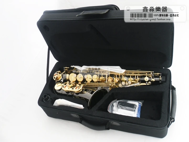 High quality SUZUKI saxophone YH0070937 E flat alto saxophone black nickel TOP font b musical b