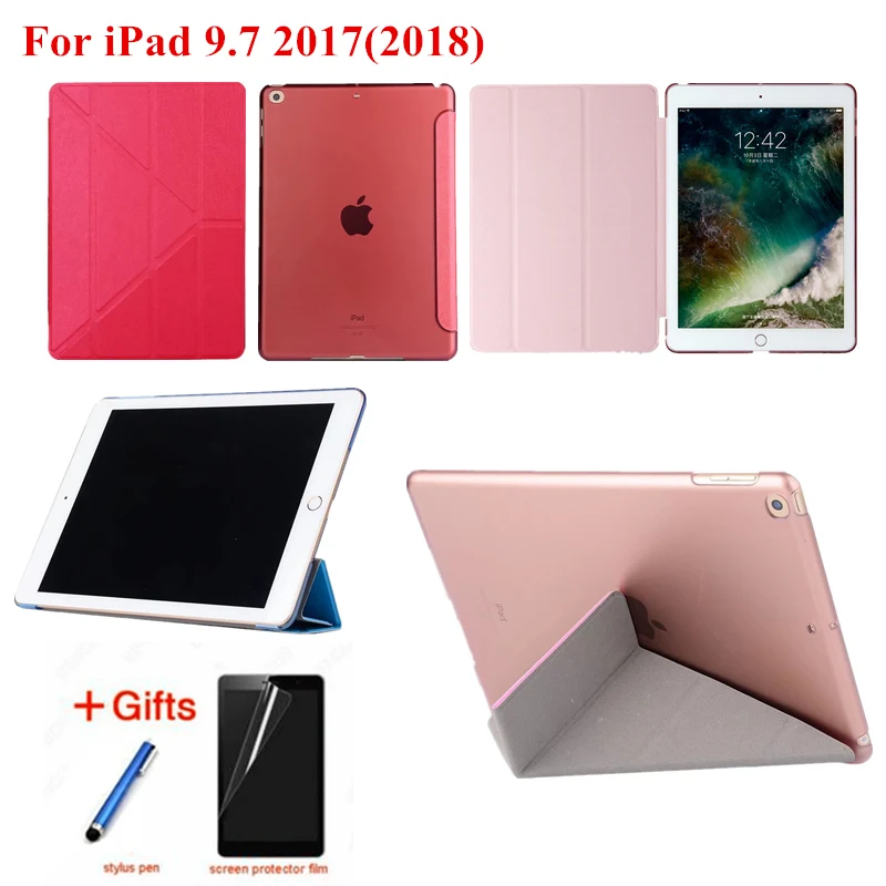 Чехол для iPad 9 7 2018 планшет с несколькими углами прозрачный чехол задней панели