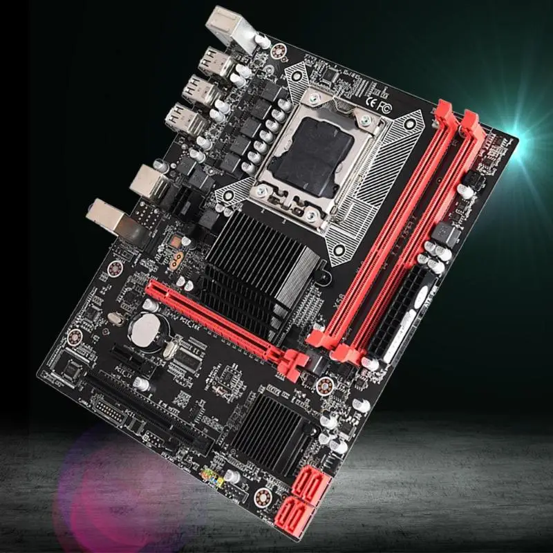 

JINGSHA X58 2.0 Socket LGA1366 Dual Channel DDR3 M-ATX Gaming Motherboard for Desktop Supports Full Series LGA1366
