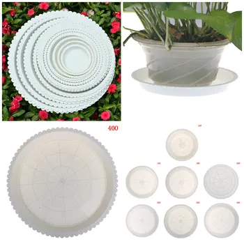 

Flower Pot Tray Garden Supplies Creative Plastic Round Flower Pots tray Hydroponic Aquarium Insert Plants Growth