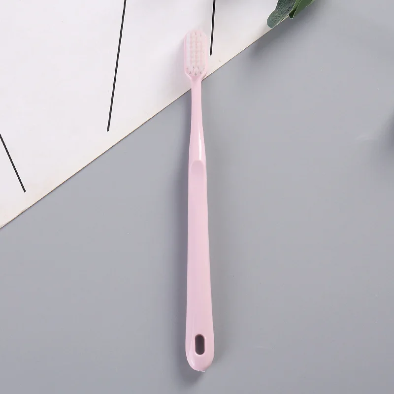 Портативная зубная щетка для путешествий Антибактериальный Уход зубная щетка керамическая ручка Полюс тонкая большая зубная щетка для волос