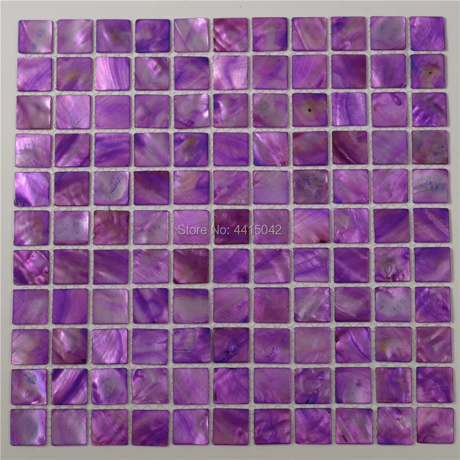 

Purple mother of pearl mosaic tile for home decoration backsplash and bathroom wall tile 2 square meters/lot shell mosaic tile