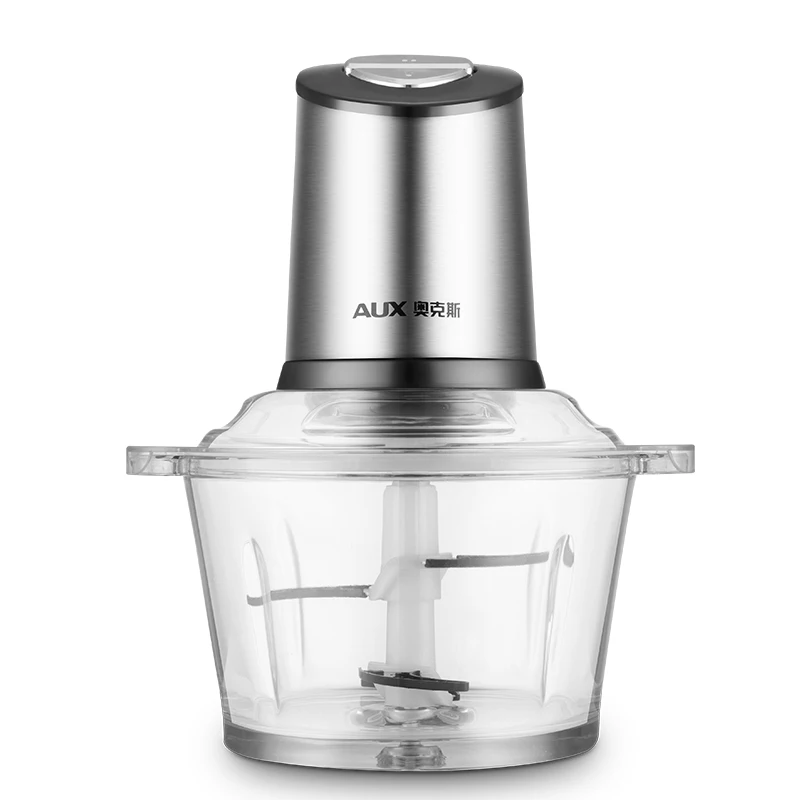 

220V 200W AUX Electric Meat Grinder 2 Gear Thickened Glass Bowl Multifunctional Stuffing Maker Machine Meat Vegetable