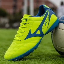 Для мужчин футбольные бутсы Training длинные шипы дети Phantom Vison тапки Спортивная мальчиков x Погба великолепные футбольные обувь