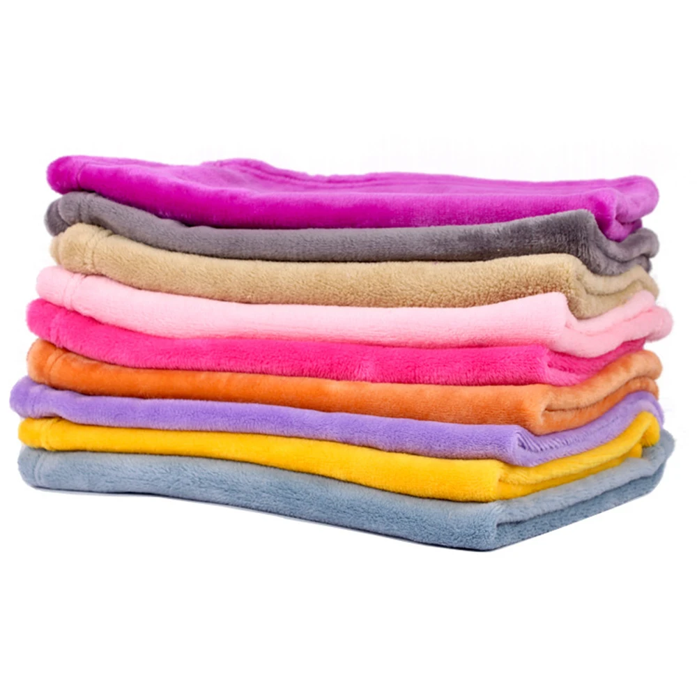 

Pet Blanket Lovely Design Solid Soft Warm Fleece Dog Cat Mat Puppy Bed Sofa Cushion Pet Kitten Towels