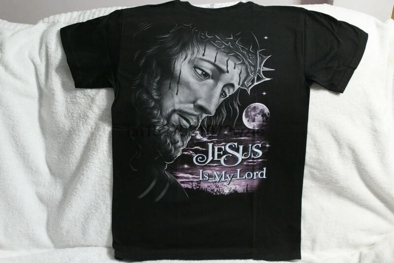 

JESUS IS MY LORD CROWN OF THORNS MOON RELIGIOUS GOD T-SHIRT