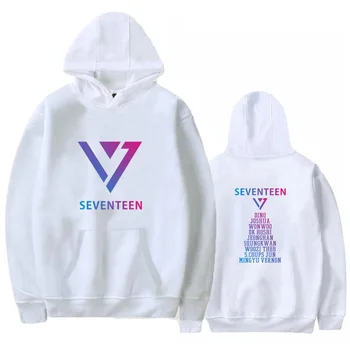 

Europe and the United States hot autumn and winter new SEVENTEEN surrounding clothing loose men and women fleece hoodies
