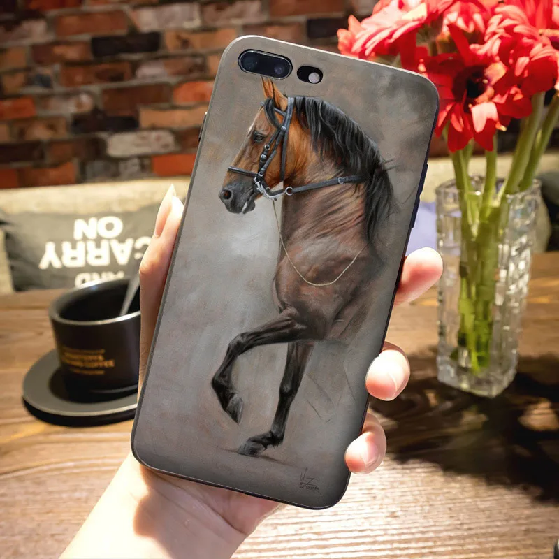 MaiYaCa бегущие лошади и слоны aimal чехол для телефона iPhone 8 12pro 6 6S Plus X XS MAX XR 5S SE 11pro max Coque