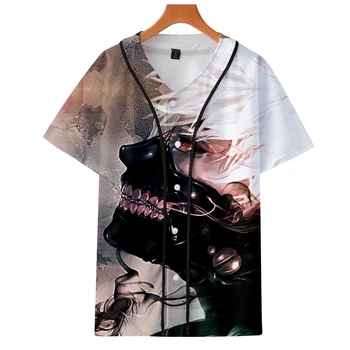 

tokyo ghoul best selling 2019 new jacket easy to match clothes autumn short-sleeved baseball unisex lovers with parents