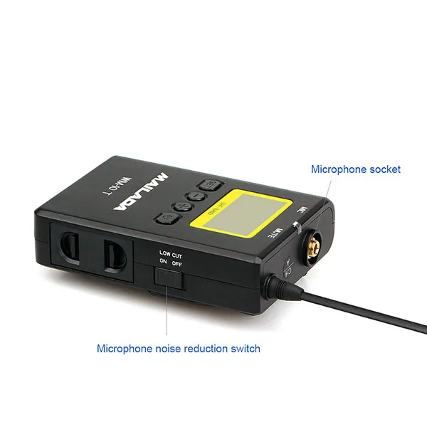 WM-10 Профессиональный UHF беспроводной микрофон канал петличный нагрудный микрофон приемник передатчик для DSLR видеокамеры рекордер