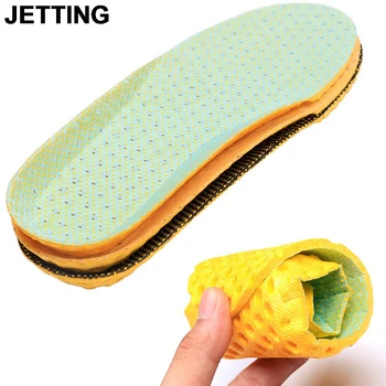 

1Pair 3 Colors 2 Sizes Stretch Breathable Deodorant Shoe Running Cushion Insoles Pad