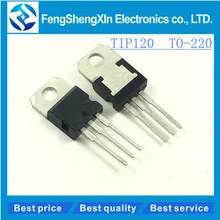 10pcs/lot New TIP120 T1P120 TO-220 Darlington complementary silicon power transistors