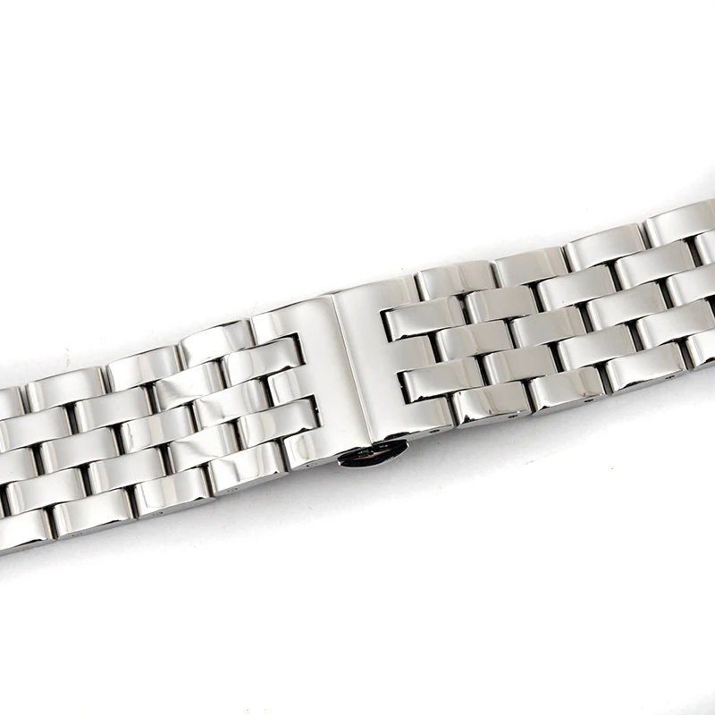 Shellhard 5 Colors Stainless Steel Watches Buckle Luxury Watch Band Strap Bracelet 20/22/24/26mm Replacement Solid Link Bracelet