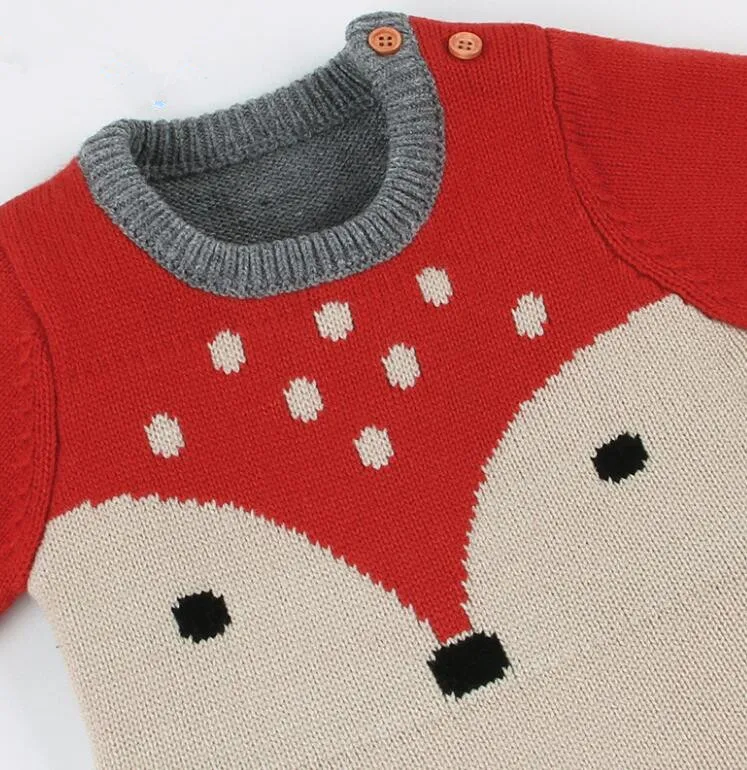 محبوك الطفل الملابس الربيع 2019 الوليد الطفل السروال القصير القطن الرضع طفل رضيع رومبير الثعلب طباعة طويلة الأكمام الفتيات الفتيان بذلة محبوك الطفل الملابس الربيع 2019 الوليد الطفل السروال القصير القطن الرضع طفل رضيع رومبير الثعلب طباعة طويلة الأكمام الفتيات الفتيان بذلة