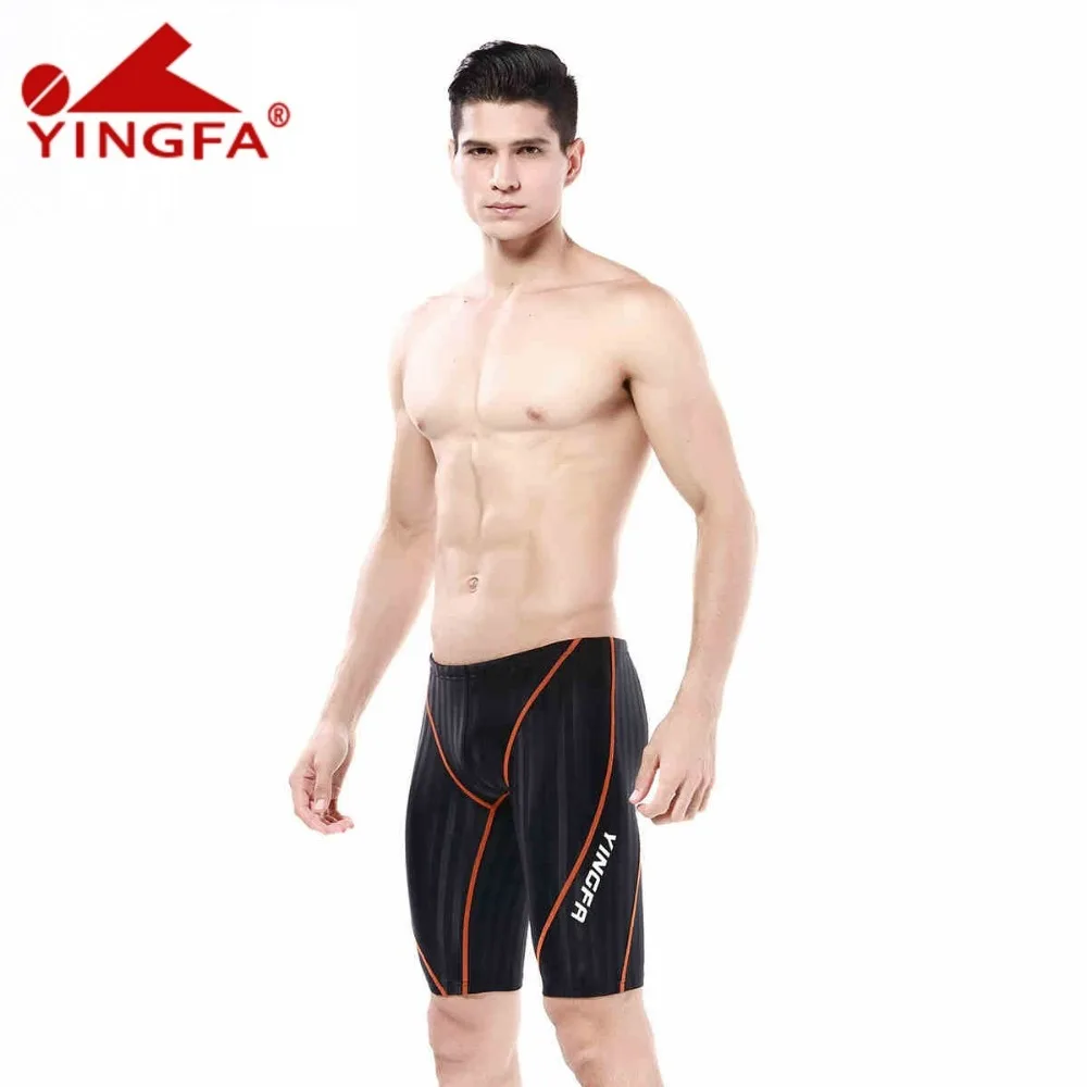 Yingfa waterproof chlorine resistant Competitive swimwear kids Boys
