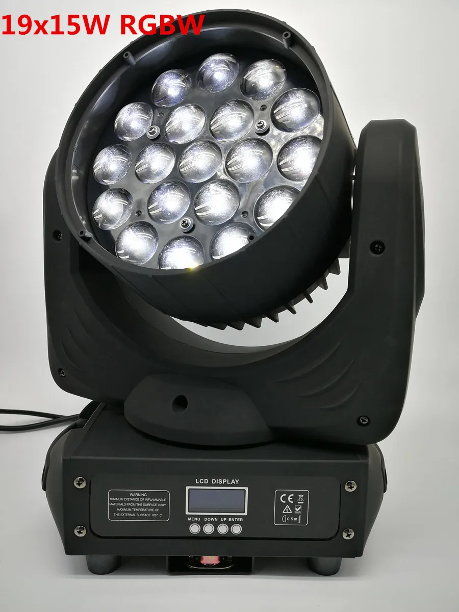 

LED 19x15W ZOOM Function RGBW beam Wash Light LED Moving Head Washer Light For Stage Disco Club Party/SX-MH1912A