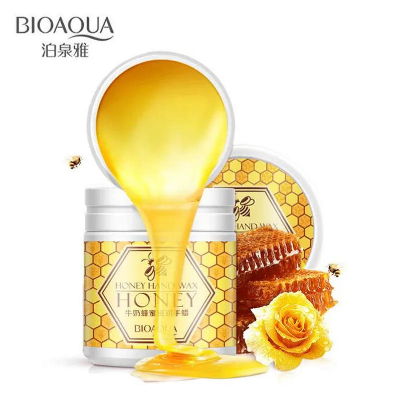 

BIOAQUA Milk Honey Moisturizing Hand Wax Paraffin Bath Hand Creams Whitening Hydrating Cutin Membrane Remove Aged Horn Skin Care