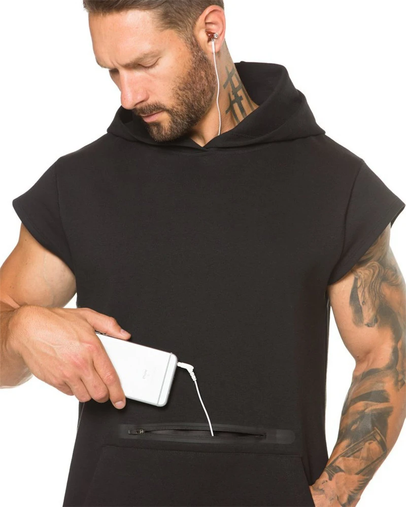 Camouflage fitness Men Sweatshirt-4