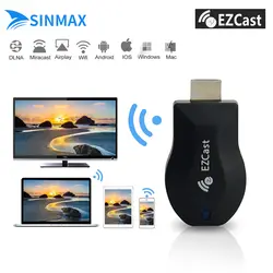 EZcast m2 TV Stick HDMI miracast airplay Android Multi-Дисплей приемник ключа адресации любому устройству группы Chromecast видео медиаплеера Chrome Литой