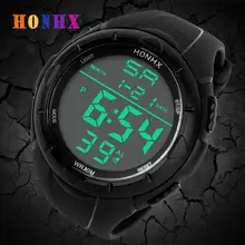 HONHX Топ Элитный бренд для мужчин Военная Униформа водостойкий светодиодный цифровой будильник спортивные часы для мужчин's Часы детск