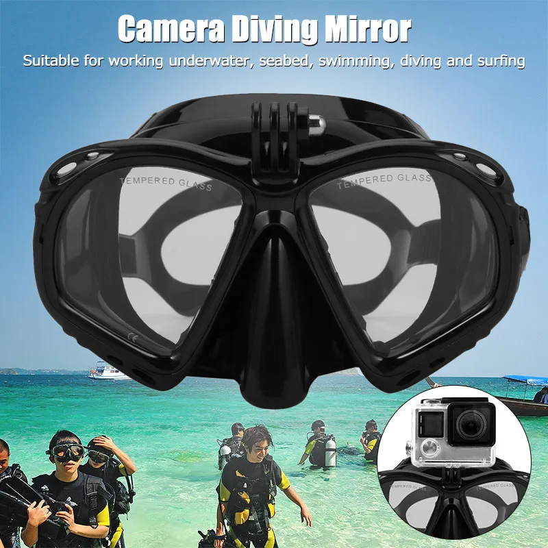 Профессиональная камера Дайвинг подводное плавание очки для GoPro SJCAM камера MC889