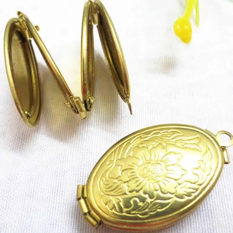 

Magic Photo Pendant Folding Photo Pendant Memory Floating Plated Flash Box Fashion Album Box Expanding Photo Locket Necklace