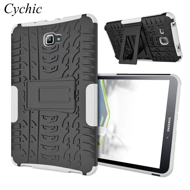 

Cychic Fashion 3D Design Luxury Armour With Hard Stand cover case For Samsung Galaxy Tab A A6 10.1 2016 T585 T580 SM-T585 T580N