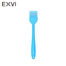 EXVI 1pc Kitchen Silicon Baking Brush Liquid Oil Pen Cake Butter Bread Pastry Brush Baking Tool Outdoor BBQ Safety Basting Brush