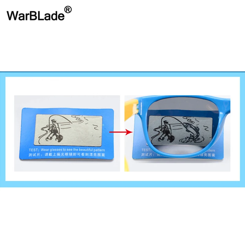 Детские поляризованные солнцезащитные очки WarBLade для мальчиков и девочек