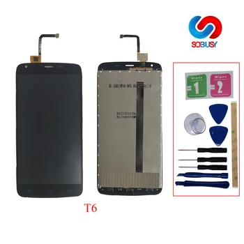 

100%TESTED LCD Display For Homtom HT6 Touch Screen Panel LCD For Homtom HT6 LCD Tela Digitizer Assembly Replace Parts