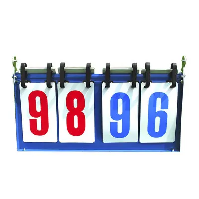 

Multi-function Four-digit Scoreboard Ping-pong basketball game special Scoreboard Professional Badminton Portable 4-Digit