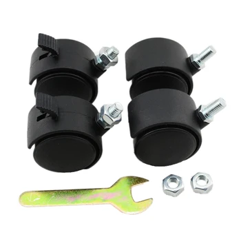 

4pcs/set 1.5inch Ultra Small Furniture Casters Caster Crib Office Swivel Chair Wheel Thread Screw