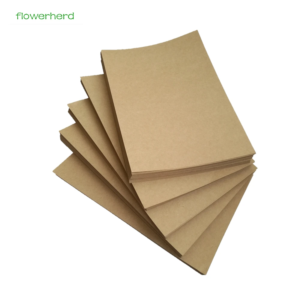 20 0gsm 10/20/50 шт A4 коричневый kraft Бумага DIY Handmake карты решений Крафт бумага Высокое