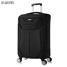 KLQDZMS 20/22/24/26/28 дюймов модные Водонепроницаемый Оксфорд прокатки Чемодан утолщение багажная сумка на колесиках для путешествий Чемодан с колесами
