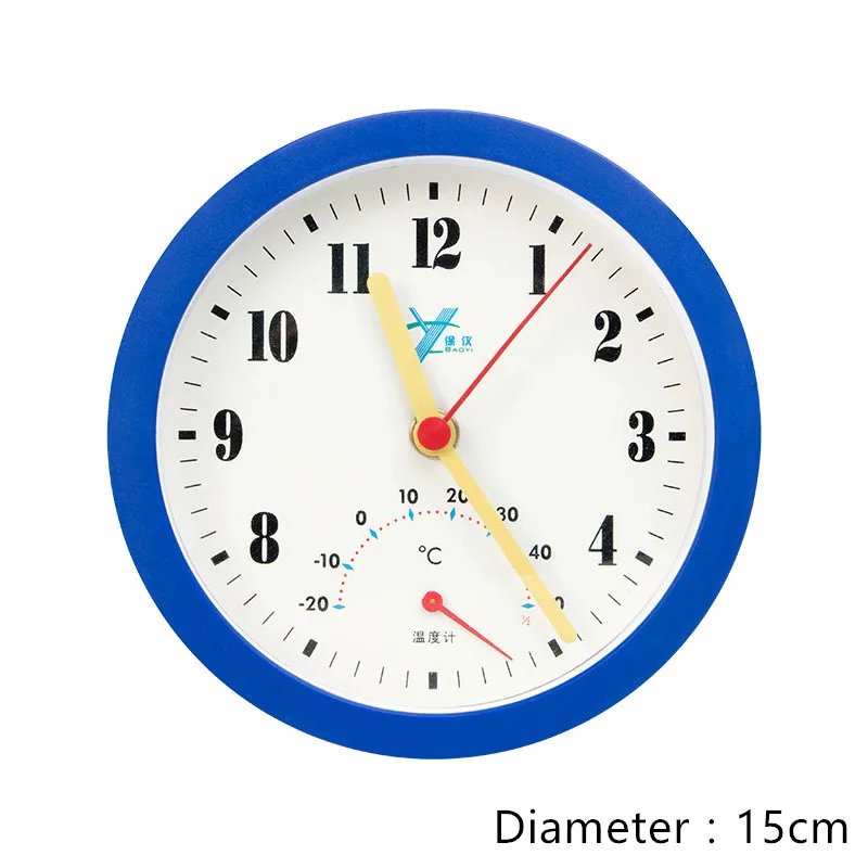 Difunctional настенные часы с термометром/измеритель температуры простой дизайн часы Дети Гостиная Кабинет домашний Декор подарок на день рождения
