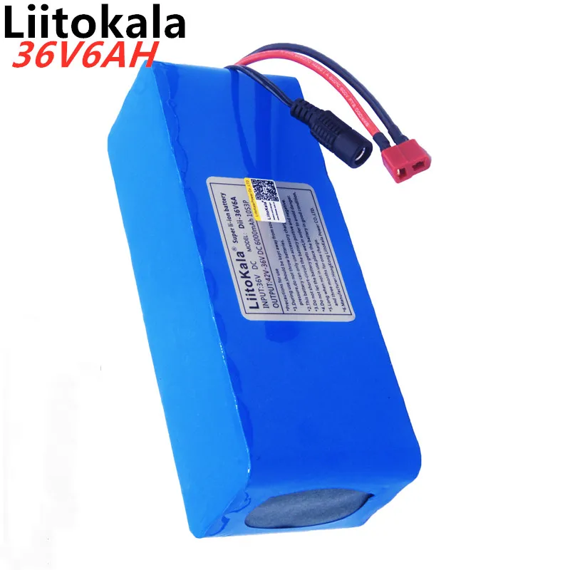Умное устройство для зарядки никель-металлогидридных аккумуляторов от компании Liitokala: 18650 литиевая батарея 36 V 6ah 500 Вт электрический велосипед с ПВХ коробка для электрического велосипеда