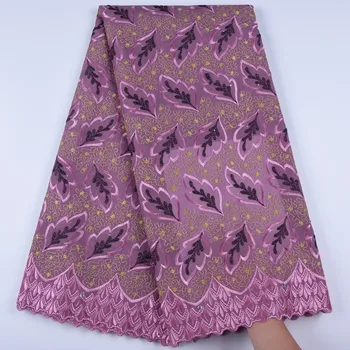 

2019 High Quality Swiss Voile Lace In Switzerland Latest African Lace Fabric With Stones Swiss Cotton Lace Fabric For Dress 1674