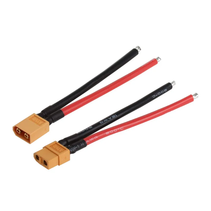 

1 set XT60 Battery Connector Cable Male Female Plug Wire 12#100mm