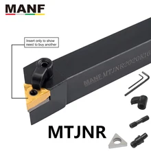 MANF-outil de tournage du tour externe, 16mm, porte-outils en carbure de tungstène, outils de tour à métaux, MTJNR2020K16