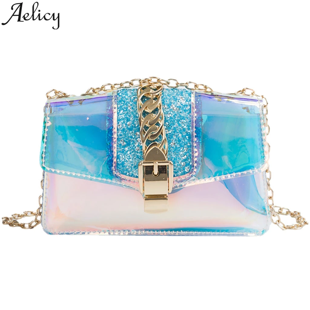 

Aelicy Ms. Net Red Premium Temperament Chain Jelly Bag Crossbody Shoulder Bag Multifunctional Bags Travel