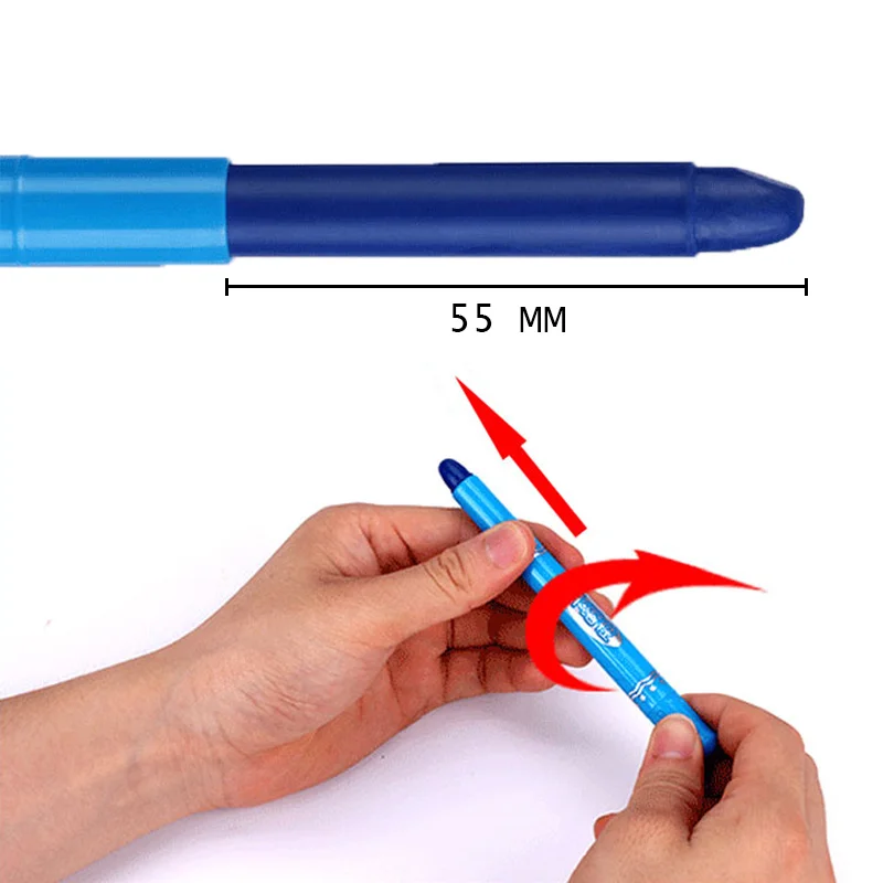 Балык нетоксичные масляные пастельные мелки Stick Рисунок Живопись Pen Детские мелки воск граффити Карандаш для арт школьные принадлежности 12/18/24 Цвет